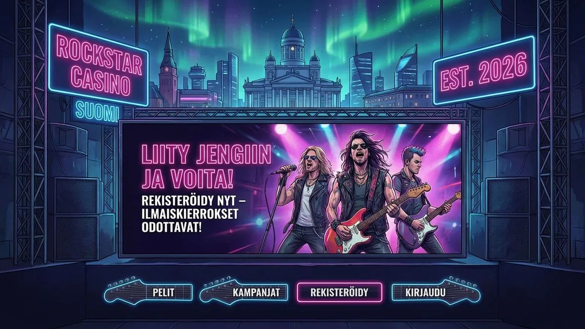 Rekisteröidy bonuksen kanssa